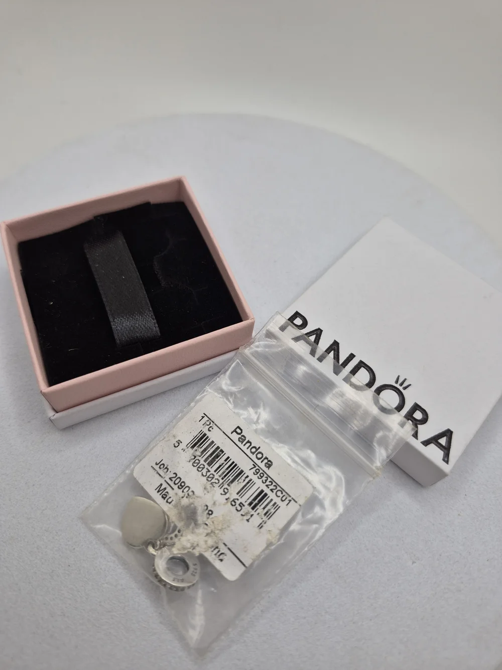 Pandora Two-tone Happy Anniversary Dangle Charm14k gold, Sterling silver